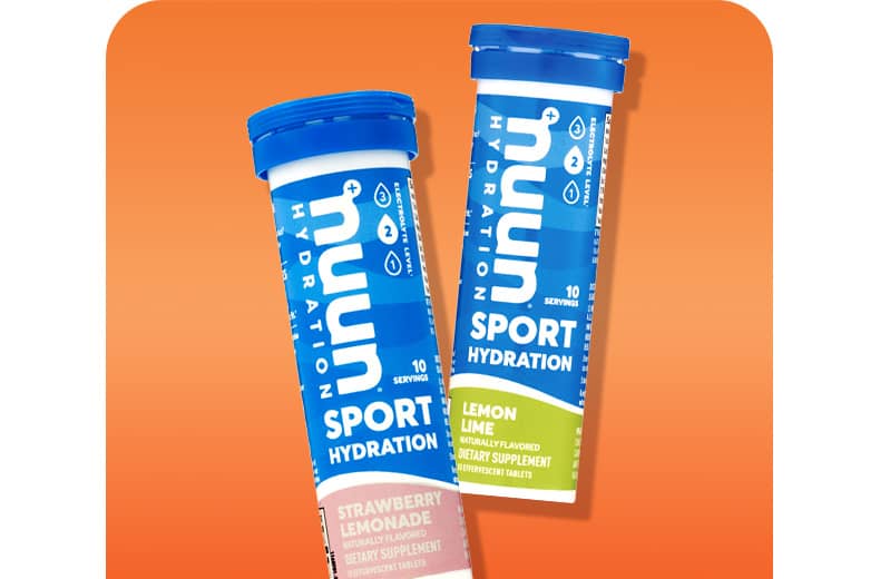 Nuun Sport Hydration support products.