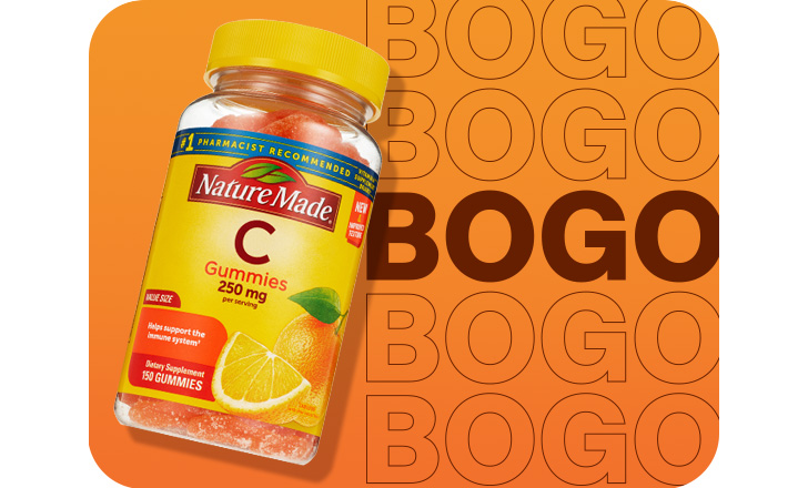 Buy one, get one, Nature Made vitamin C gummies