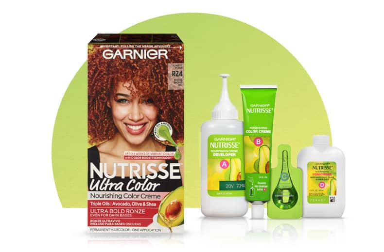 Garnier hair color products