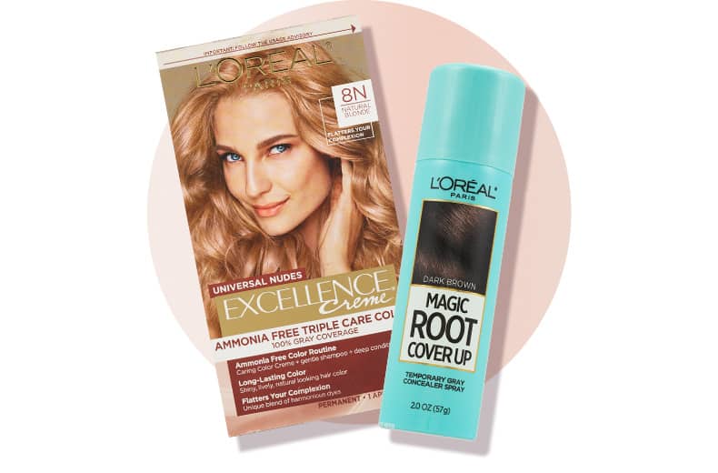 L'Oréal Paris Excellence hair color and Magic Root Cover Up