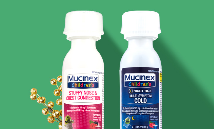 Only $9.99, Mucinex children's cold and congestion liquid remedies.