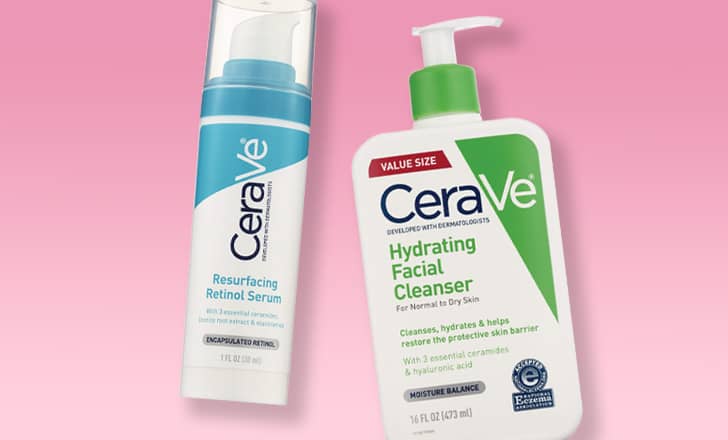 CeraVe facial skin care products