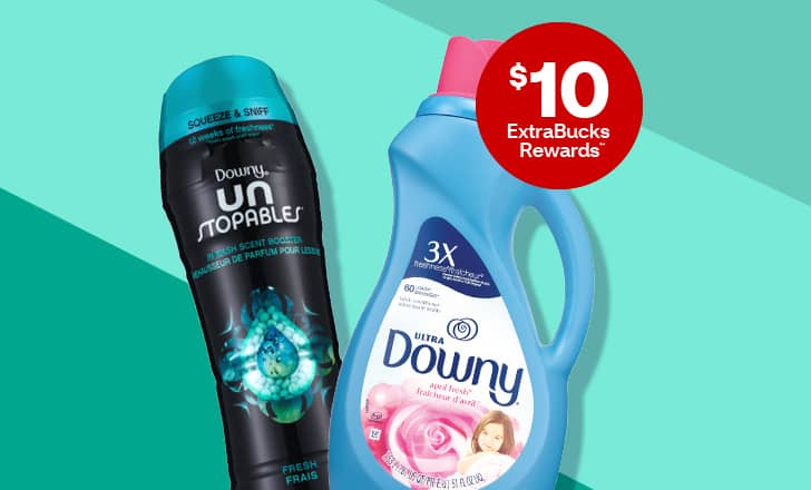 $10 ExtraBucks Rewards, Downy unstopables and fabric softener