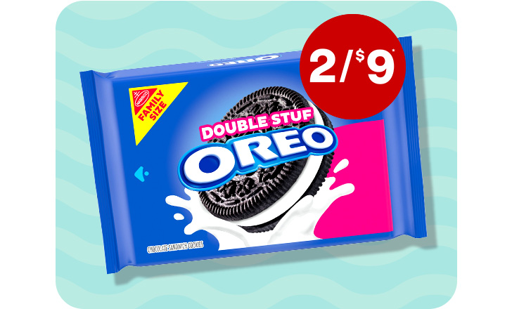 Two for $9, Double-stuff Oreos