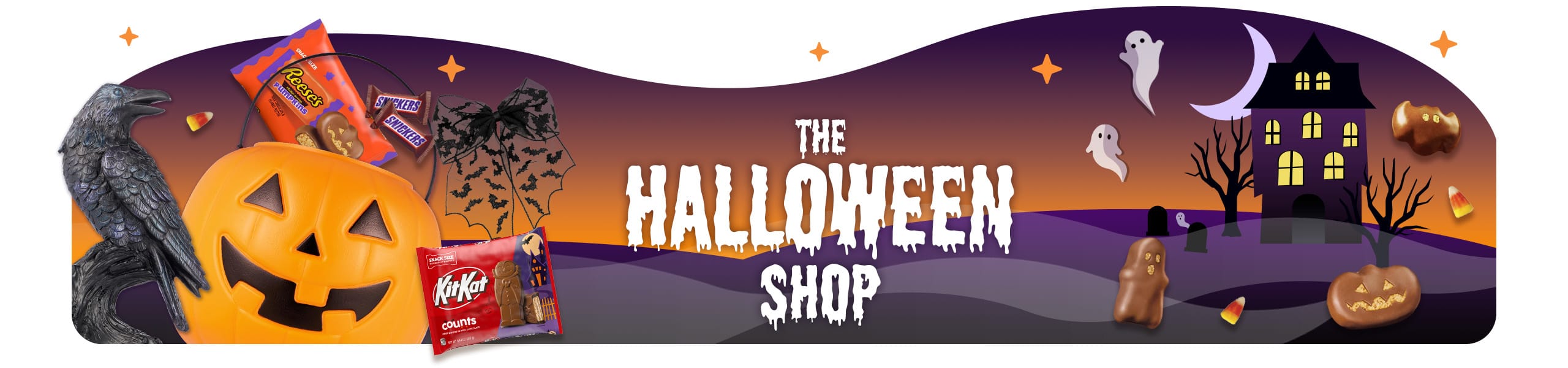 The Halloween Shop showcasing seasonal treats