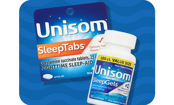 Unisom SleepTabs and Unisom SleepGels