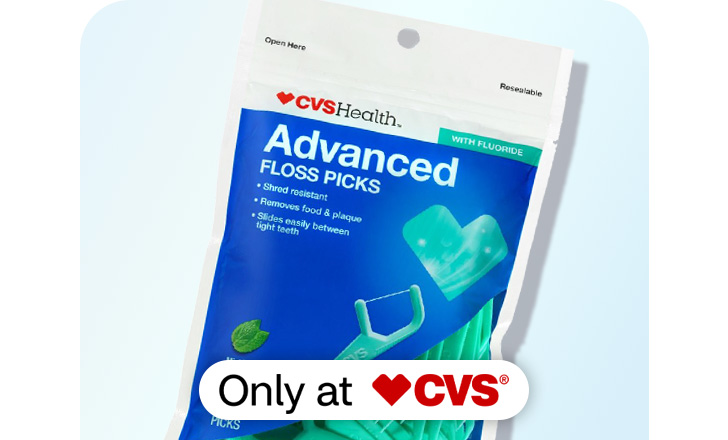 CVS Health Advanced floss picks, only at CVS.