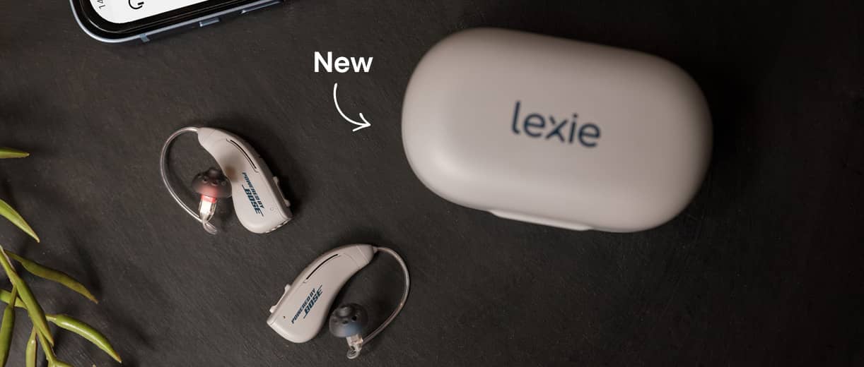 New, Lexie B2 Plus hearing aids powered by Bose