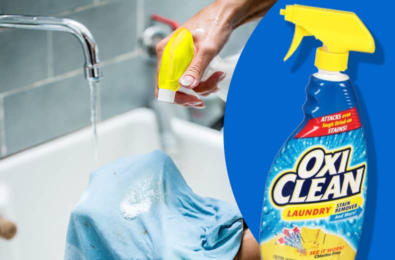 OxiClean Laundry stain remover spray.