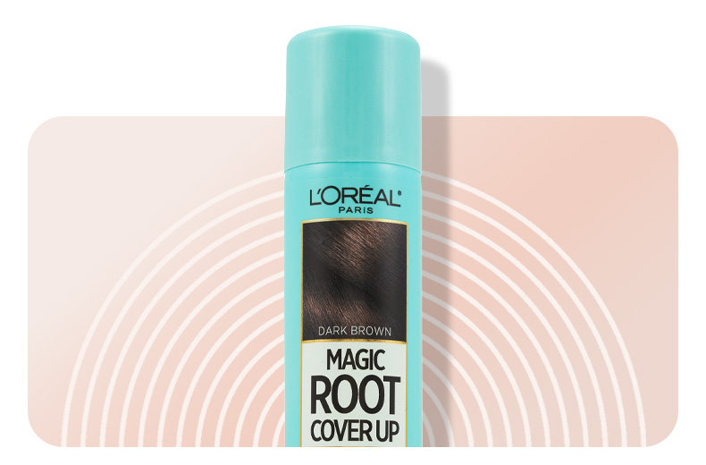 Root touch-up, showing L'Oréal® Paris Magic Root CoverUp