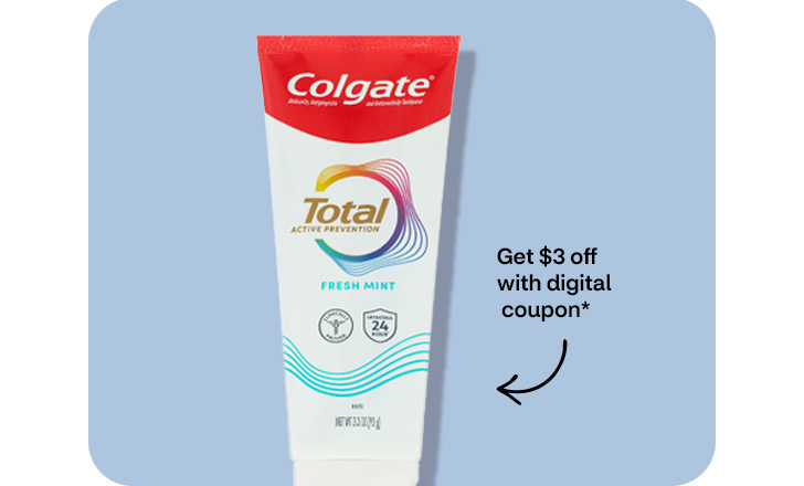 Get $3 off with digital coupon, Colgate toothpaste