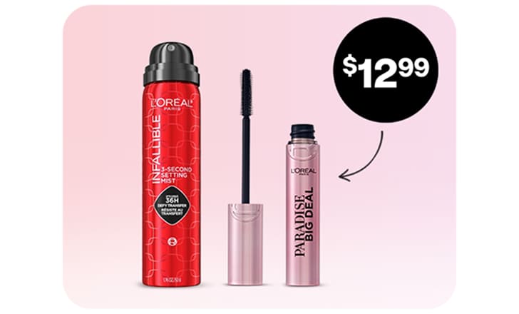 Only $12.99 L'Oréal Paris big deal mascara and Extrabucks deals on select L'Oréal Paris cosmetics.