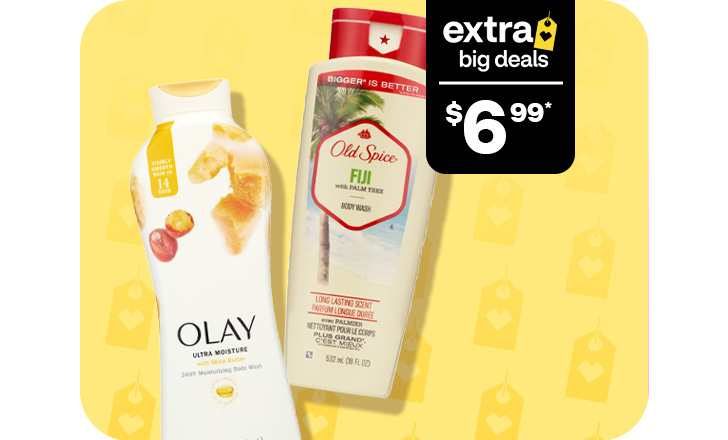 Olay and Old Spice body care products