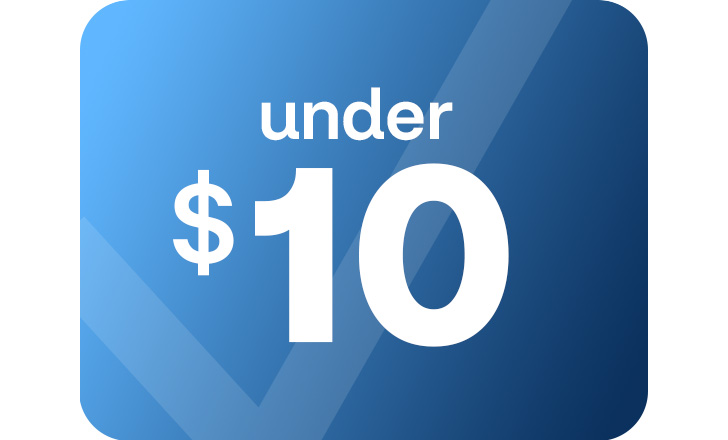 Under $10