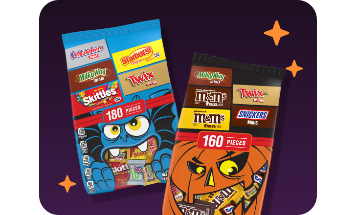 Large Halloween candy bags.