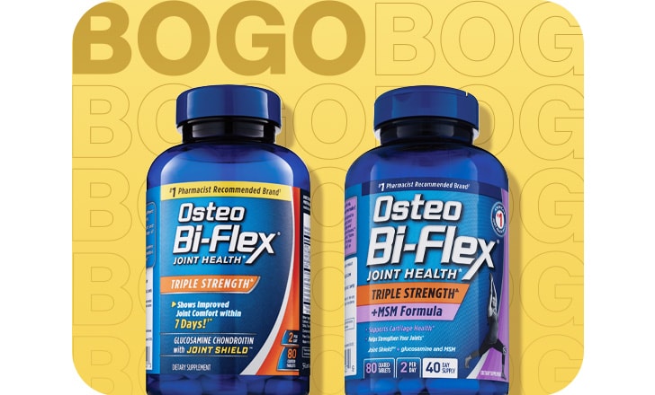 Buy 1, get 1 free Osteo Bi-Flex.