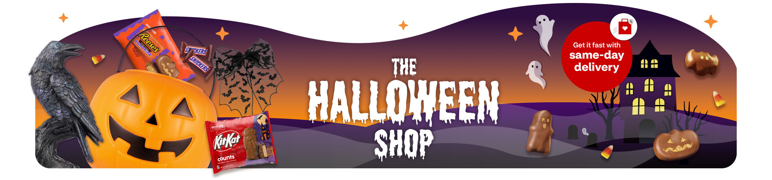 The Halloween Shop showcasing seasonal treats