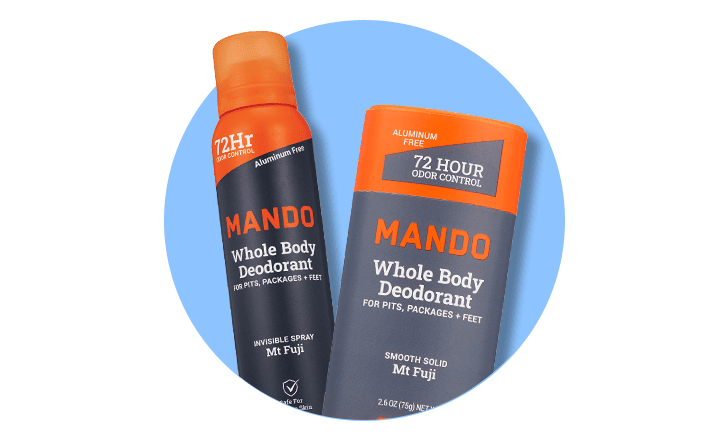 Mando whole body deodorant