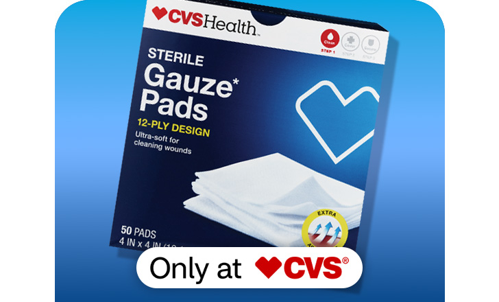 CVS Health Sterile Gauze Pads, only at CVS.