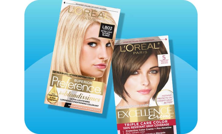 L'Oréal Paris hair color products