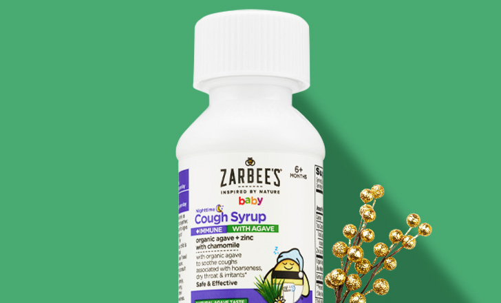 Zarbee's baby cough syrup.