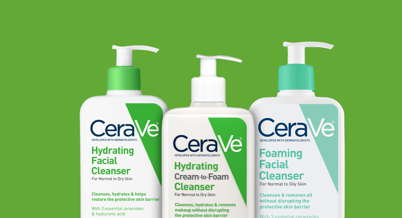 CeraVe Limpiador facial hidratante de 12 oz (paquete de 5)