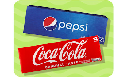 Pepsi and Coca-Cola