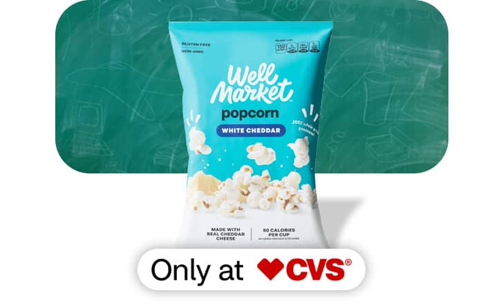 Well Market popcorn, only at CVS