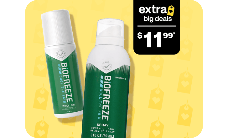 $11.99, Biofreeze pain relieving spray