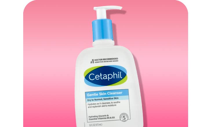 Cetaphil gentle skin cleanser.