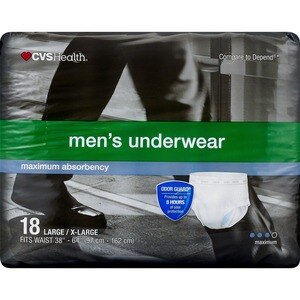  Unique Wellness Absorbent Underwear (Pull-Ups) Size XX-Large  (60–80 Waist) 10 Count : Health & Household