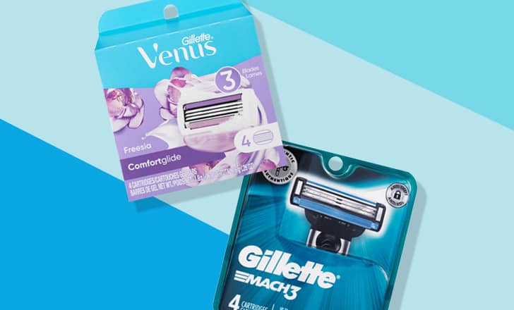 Gillette Venus and Gillette Mach3 razors