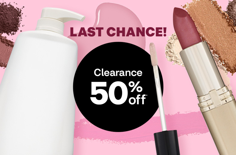 50 percent off regular retail on beauty buys including select beauty products