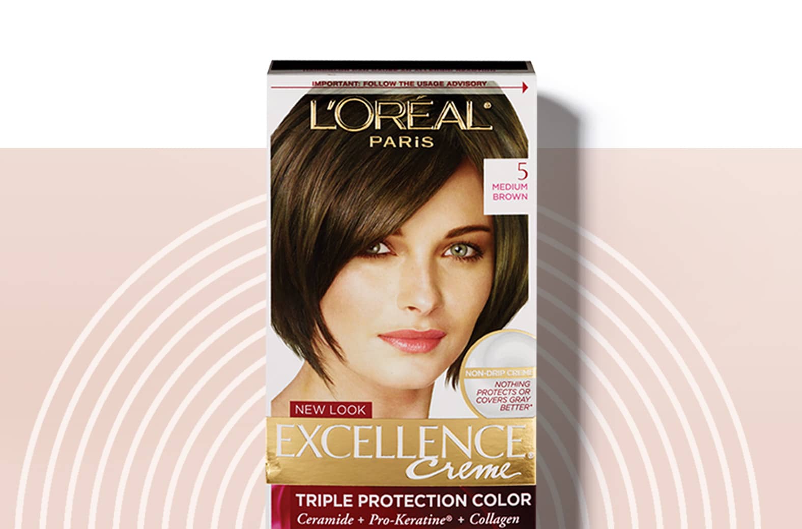 Permanent hair color, showing L'Oréal® Paris Excellence Creme