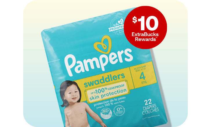 $10 ExtraBucks Rewards, Pampers diapers jumbo pack