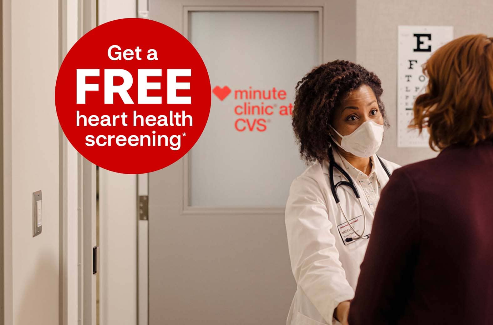 Get a FREE heart health screening, MinuteClinic at CVS