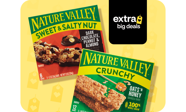 Nature Valley Sweet and Salty Nut and Crunchy Oats n Honey granola bars