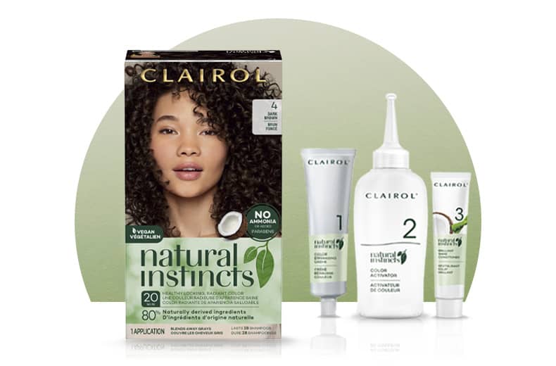 Clairol Natural Instincts hair color products