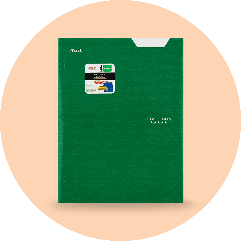 Green Five Star folder