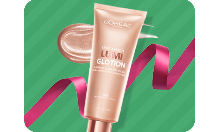 A tube of L'Oreal Paris Lumi Glotion natural glow enhancer.