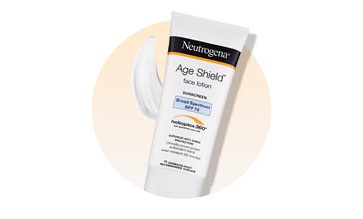 Neutrogena Age Shield face lotion sunscreen