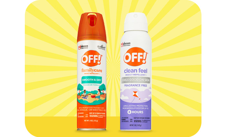 Off! Family Care and Clean Feel Insect Repellant