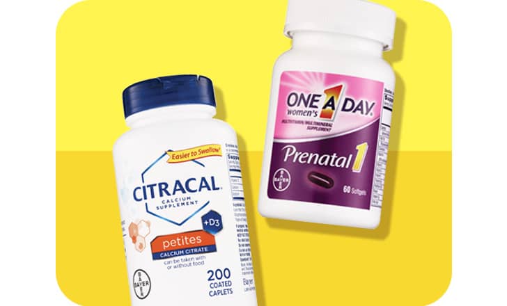 Citracal and One A Day supplements