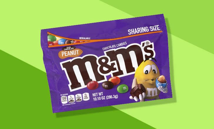 M&M's peanut sharing size candy