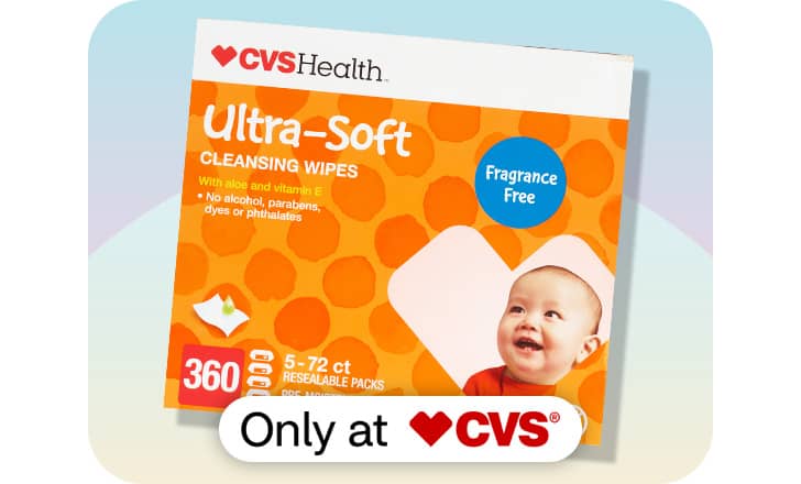 CVS Health Ultra-Soft baby wipes, only at CVS