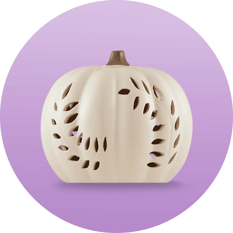 Ceramic pumpkin décor