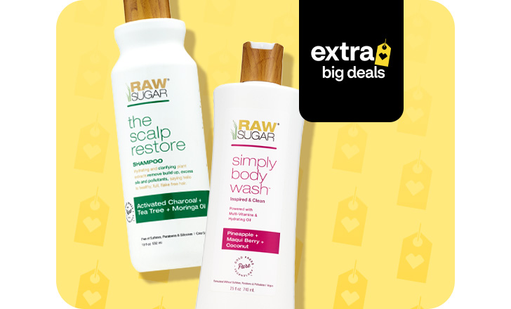 Raw Sugar the scalp restore shampoo and simply body wash