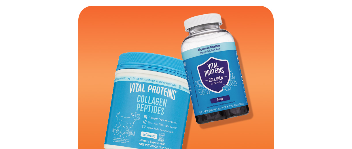 Vital Proteins Collagen Peptides and Collagen gummies.