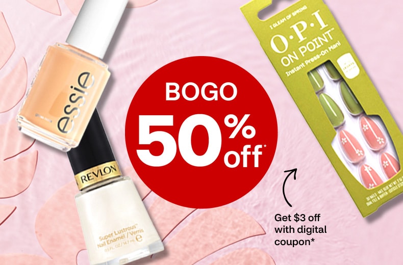 Mix and Match, Buy 1 get 50% off Nails. National Nail Day is June 1st.
