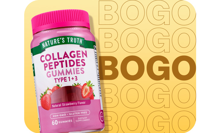 Buy one, get one, Nature's Truth Collagen Peptides gummies